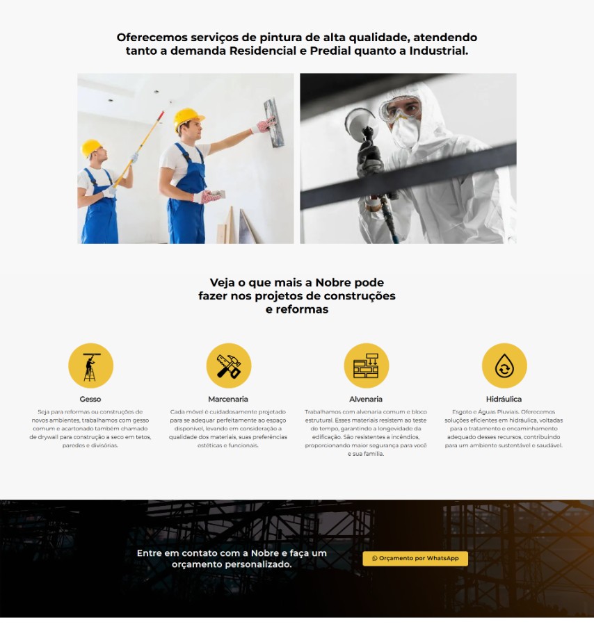 nobre site criado